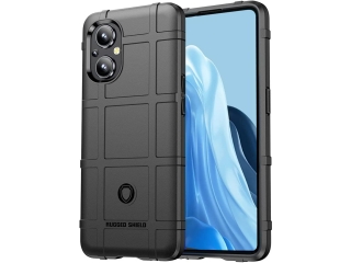 Oppo Reno8 Lite 5G Rugged Shield Anti-Shock Case schwarz