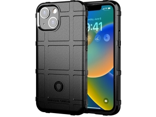 Apple iPhone 14 Rugged Shield Anti-Shock Case schwarz