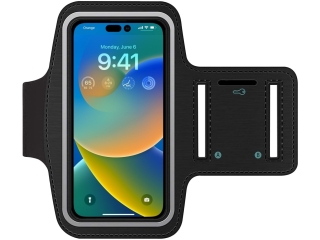 Apple iPhone 14 Pro Fitness Jogging Sport Armband mit Schlüsselfach