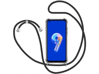 Asus Zenfone 9 Handykette Necklace Hülle Gummi transparent