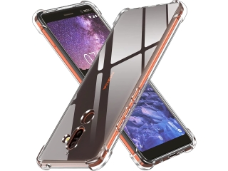 Nokia 7 Plus Crystal Clear Case Bumper transparent