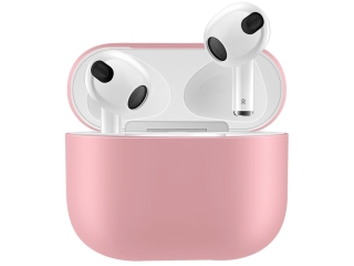 Apple AirPods (2021) Liquid Silikon Case Hülle rosa