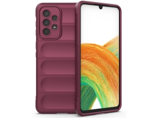 Samsung Galaxy A33 5G CloudCase TPU Hülle bordeaux