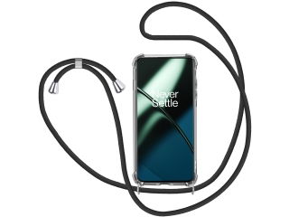 OnePlus 11 Handykette Necklace Hülle Gummi transparent