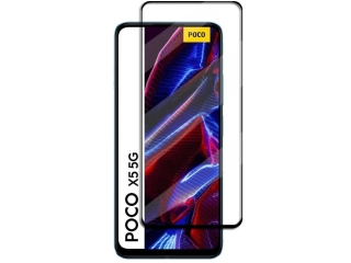 Xiaomi Poco X5 5G 100% Vollbild Panzerglas Schutzfolie 2.5D 9H