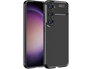 Samsung Galaxy S23+ Carbon Design Hülle TPU Case flexibel schwarz