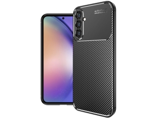 Samsung Galaxy A54 5G Carbon Design Hülle TPU Case flexibel schwarz