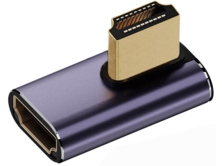 HDMI auf HDMI 90 Grad Winkel nach links flach Adapter
