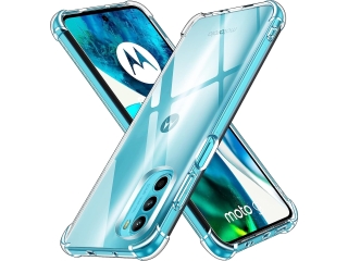 Motorola Moto G82 Hülle Crystal Clear Case Bumper transparent