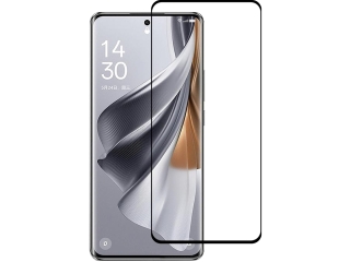 Oppo Reno10 100% Vollbild Panzerglas Schutzfolie 2.5D 9H