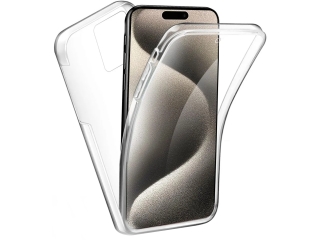 Apple iPhone 15 Pro Touch Case 360 Grad Rundumschutz transparent
