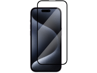 Apple iPhone 15 Pro Max 100% Vollbild Panzerglas Schutzfolie 2.5D 9H