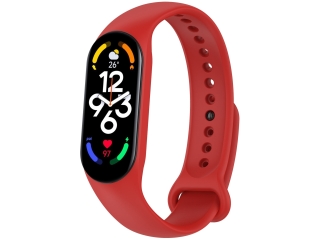 Xiaomi Smart Band 7 Ersatz Armband Silikon rot