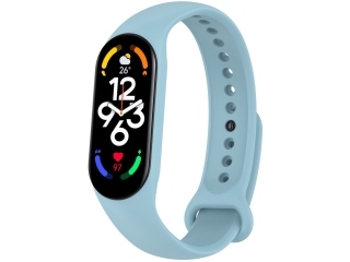Xiaomi Smart Band 7 Ersatz Armband Silikon hellblau