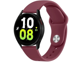 Samsung Galaxy Watch5 40mm Ersatz Armband Silikon bordeaux