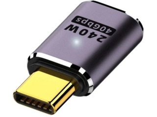 USB-C Straight female/male Verlängerungs Adapter USB4 40 Gbit/s 240W