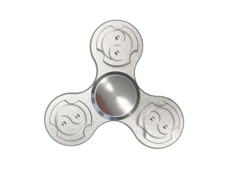 Yin Yang Fast'n Smooth Fidget Spinner silber