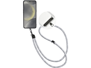 Universal Necklace Rope Handykette für Smartphone Hüllen light grey
