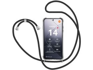 Xiaomi 14 Handykette Necklace Hülle Gummi transparent