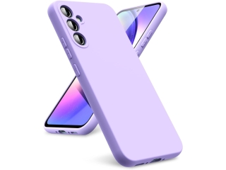 Samsung Galaxy A54 5G Liquid Silikon Case Hülle purple