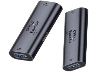 USB-A 3.2 zu USB-A 3.2 Kupplung Buchse 10m Extender 15W / 5 Gbit/s