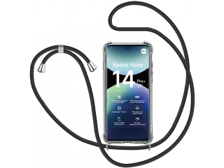 Xiaomi Redmi Note 14 Pro+ 5G Handykette Necklace Hülle Gummi clear