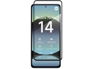 Xiaomi Redmi Note 14 4G 100% Vollbild Panzerglas Schutzfolie 2.5D