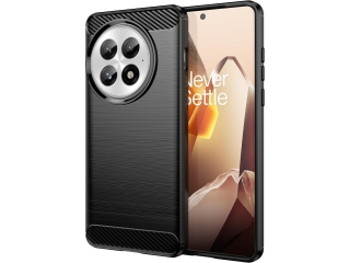 OnePlus 13 Carbon Gummi Hülle TPU Case schwarz