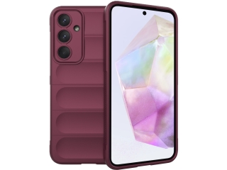 Samsung Galaxy A35 5G CloudCase TPU Hülle bordeaux