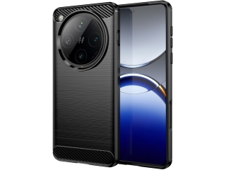 Oppo Find X8 Pro 5G Carbon Gummi Hülle TPU Case schwarz