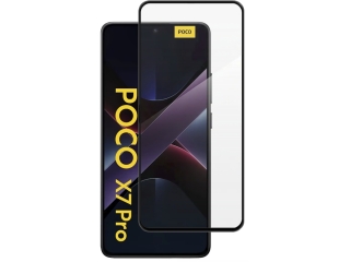 Xiaomi Poco X7 Pro 100% Vollbild Panzerglas Schutzfolie 2.5D 9H