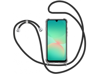 Samsung Galaxy A26 Handykette Necklace Hülle Gummi transparent