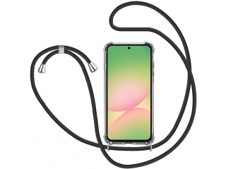 Samsung Galaxy A56 Handykette Necklace Hülle Gummi transparent