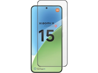 Xiaomi 15 100% Vollbild Panzerglas Schutzfolie 2.5D 9H