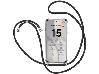 Xiaomi 15 Ultra Handykette Necklace Hülle Gummi transparent