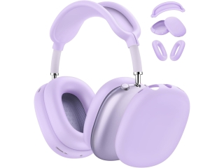 Apple AirPods Max Liquid Silikon Kopfhörer Schutzhülle purple