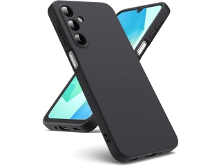 Samsung Galaxy A16 5G Liquid Silikon Case Hülle schwarz
