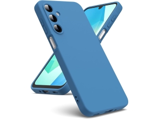Samsung Galaxy A16 5G Liquid Silikon Case Hülle azurblau