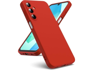 Samsung Galaxy A16 5G Liquid Silikon Case Hülle rot
