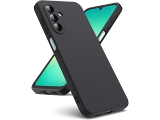 Samsung Galaxy A26 Liquid Silikon Case Hülle schwarz