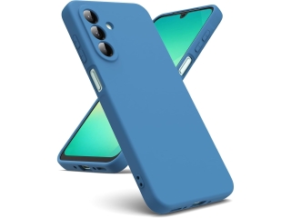 Samsung Galaxy A26 Liquid Silikon Case Hülle azurblau