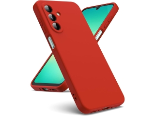 Samsung Galaxy A26 Liquid Silikon Case Hülle rot