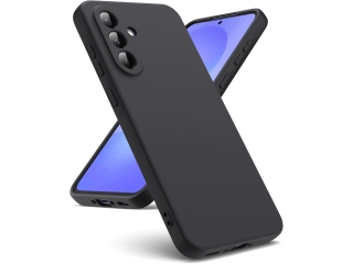 Samsung Galaxy A36 Liquid Silikon Case Hülle schwarz