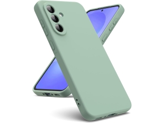 Samsung Galaxy A36 Liquid Silikon Case Hülle matcha green