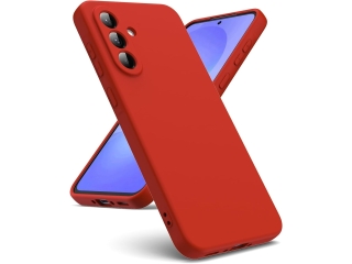 Samsung Galaxy A36 Liquid Silikon Case Hülle rot