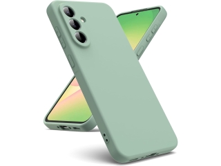 Samsung Galaxy A56 Liquid Silikon Case Hülle matcha green