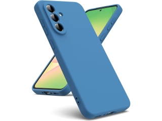 Samsung Galaxy A56 Liquid Silikon Case Hülle azurblau
