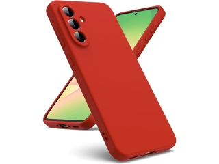 Samsung Galaxy A56 Liquid Silikon Case Hülle rot