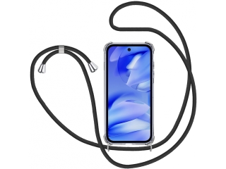 Google Pixel 9a Handykette Necklace Hülle Gummi transparent