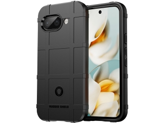 Google Pixel 9a Rugged Shield Anti-Shock Case schwarz